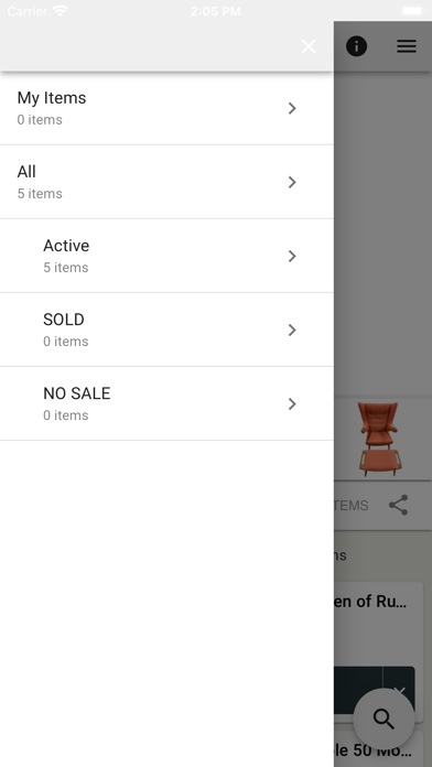 LUX Auctions Screenshot