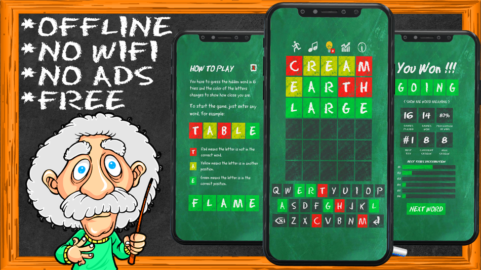 #2. Guess The Word - Offline Games (iOS) By: Quartz Games LLC