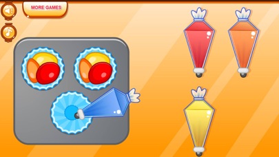 Cooking colorful cupcakes game Screenshot