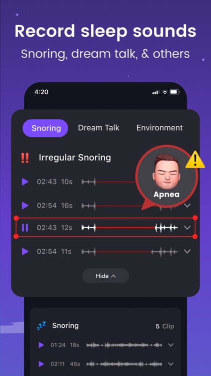 Mintal Tracker:Sleep Recorder screenshot-3