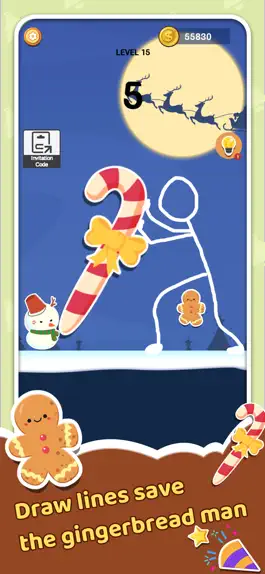 Game screenshot Draw Save Gingerbread Man mod apk