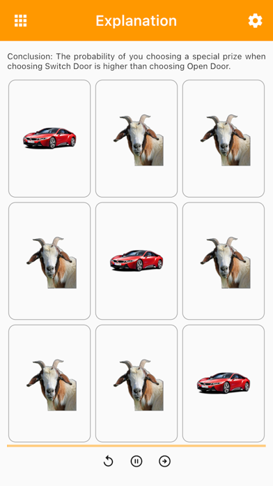 Monty Hall Doors Screenshot