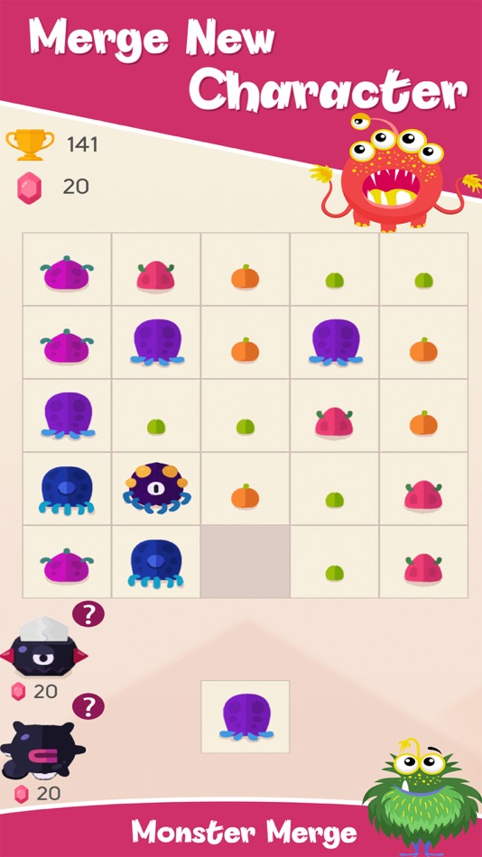 #1. Monster Merge: Merge Puzzle (iOS) Podle: VIET NAM YDC COMPANY LIMITED