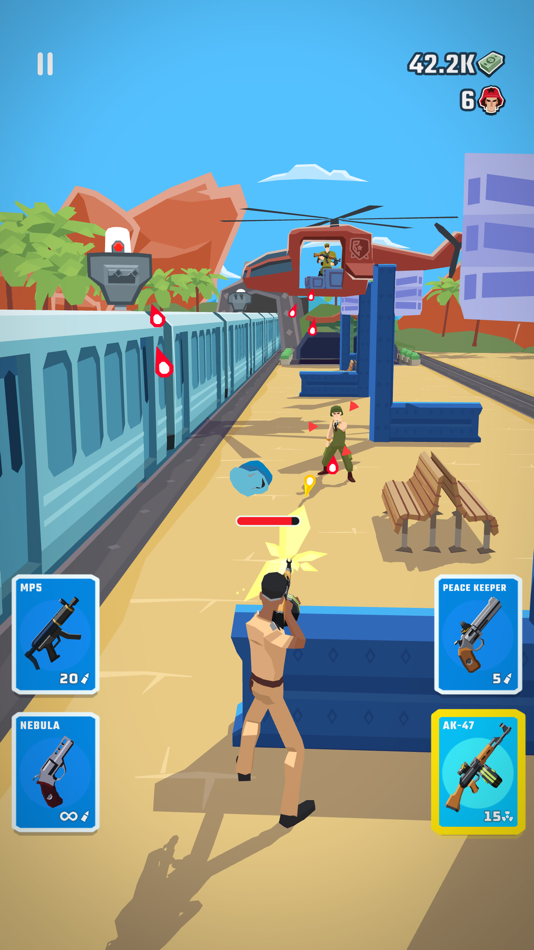 #4. Agent Action - Spy Shooter (iOS) โดย: SayGames LTD