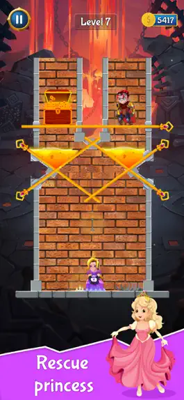 Game screenshot Hero Rescue - Pull Pin Games apk