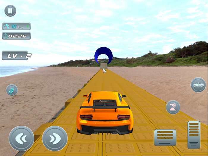 Fearless Racing Car Stunts