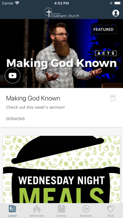 Alexandria Covenant Church Screenshot