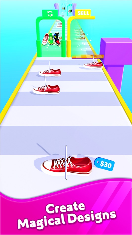#3. Shoe Stack Runner Game (iOS) 由: Syed Muhammad Sadiq Husaini