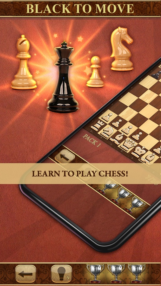 #1. Mate in One Move. Chess Puzzle (iOS) Podle: Absolutist Ltd