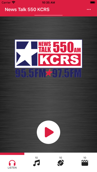 Newstalk 550 KCRS Screenshot