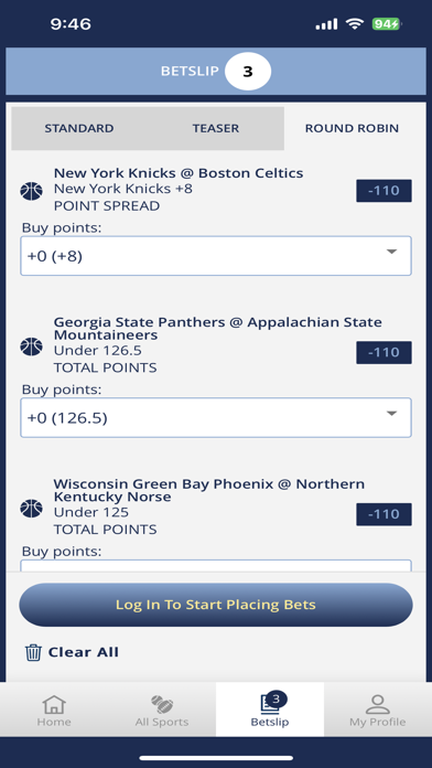 Treasure Bay Sports Book Screenshot