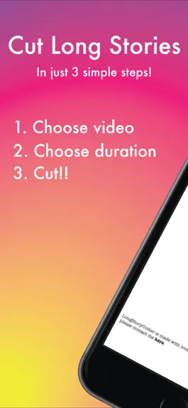 Game screenshot Story Cutter for Long Stories apk