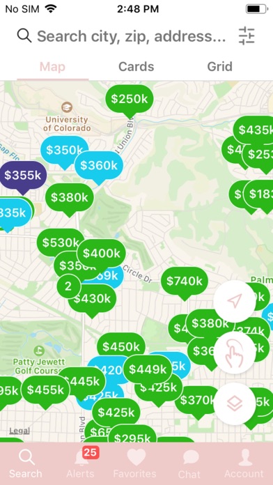Southern Colorado Home Search Screenshot
