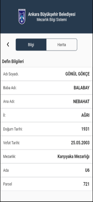 Abb Mezarlıklar Bilgi Sistemi(圖3)-速報App