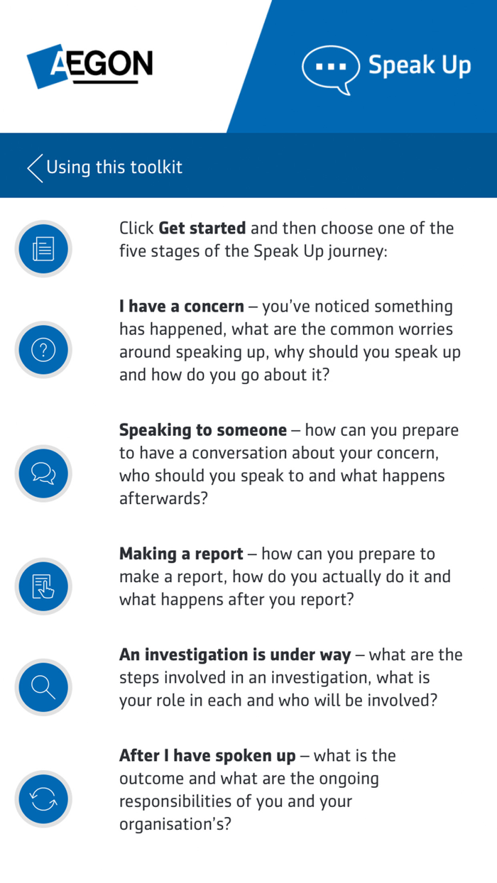 Aegon Global Speak Up