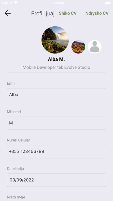 Globs App Screenshot