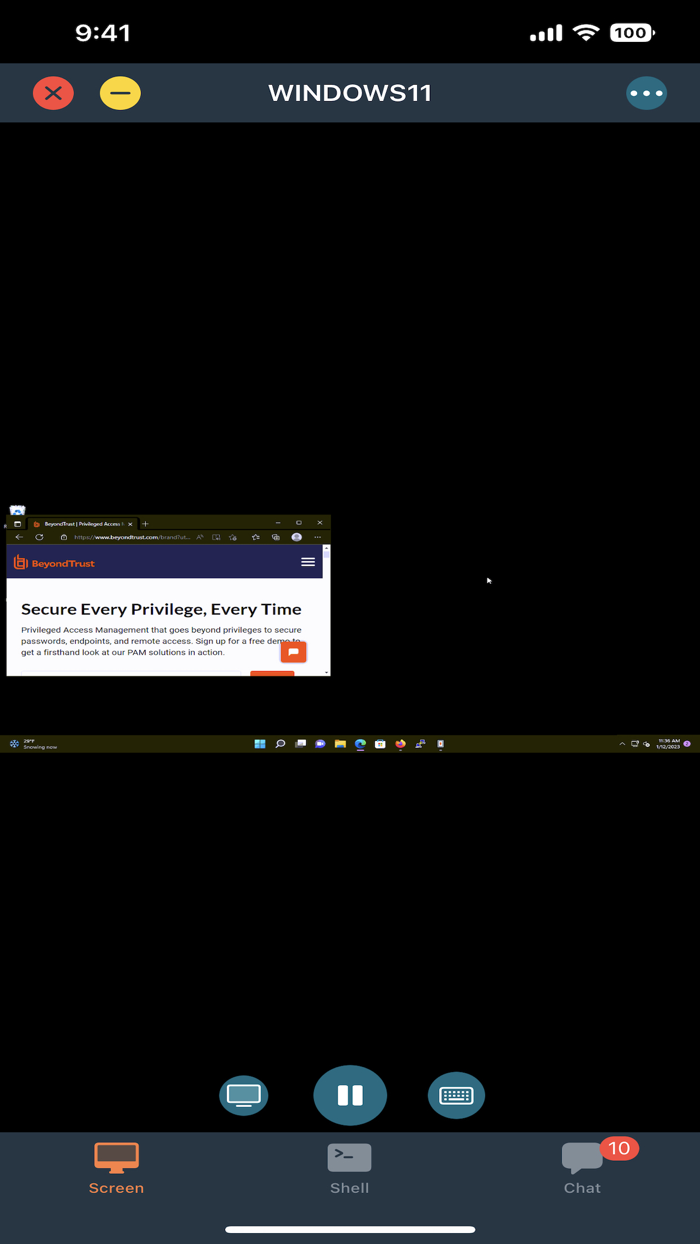 BeyondTrust Access Console