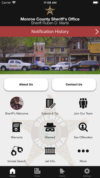 Monroe County Sheriff Indiana Screenshot