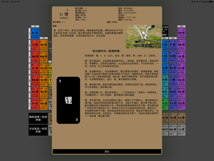 塔罗牌化学元素周期表HD