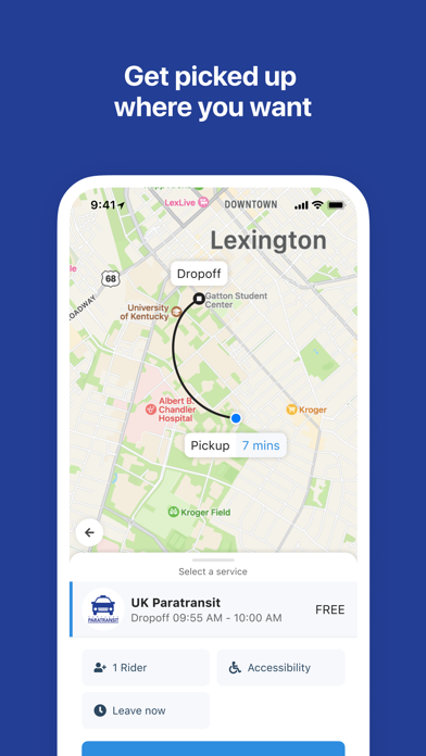 Kentucky Paratransit Screenshot