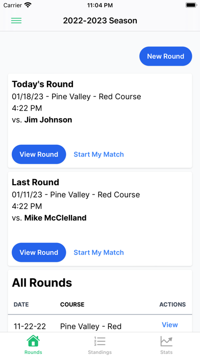 GolfSheet Screenshot