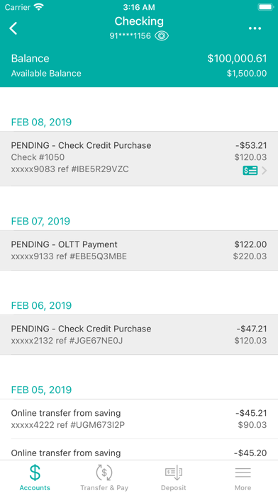 Credit Union of Richmond Screenshot