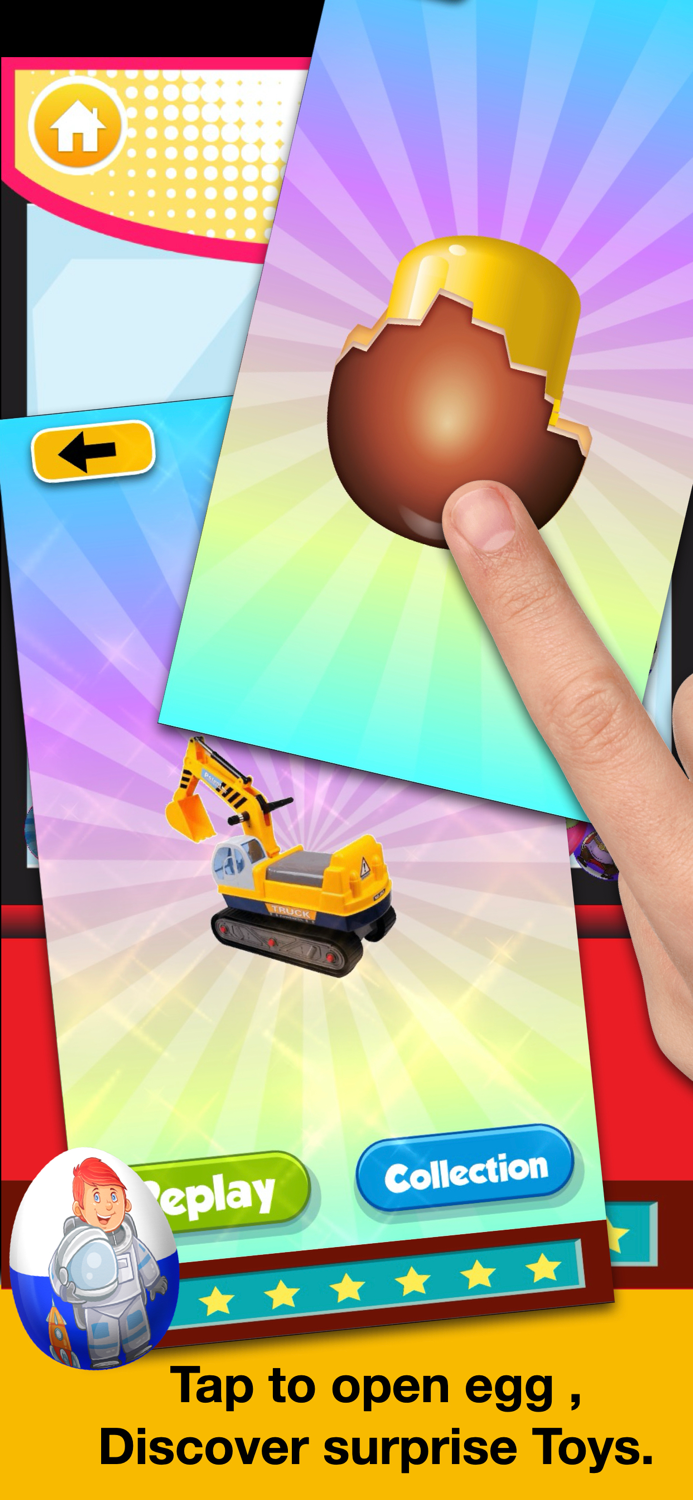 Surprise toy in chocolate eggs