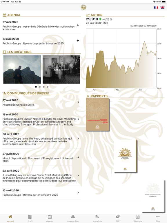 Screenshot #4 pour Publicis IR