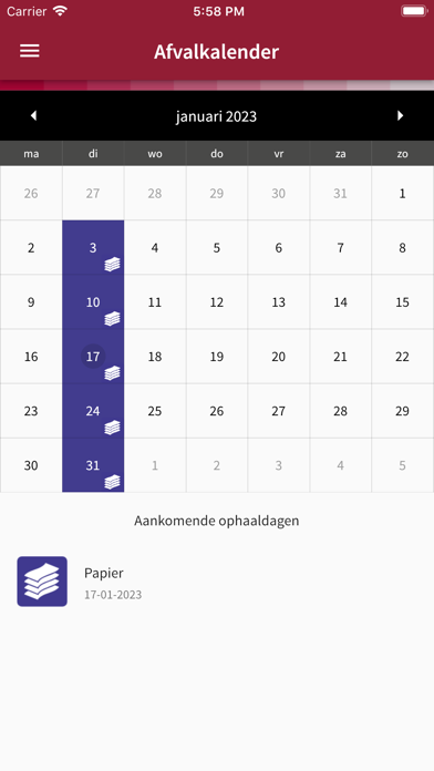 Area Bedrijven Screenshot