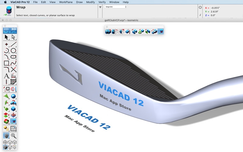 ViaCAD Pro 12 Screenshot 1 - AppWisp.com ViaCAD Pro 12 Screenshot 1 - AppWisp.com