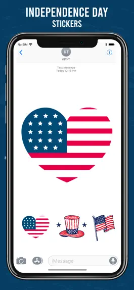 Game screenshot 4th of July Wishes Stickers apk