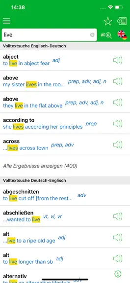 Game screenshot Dictionary German English PONS apk