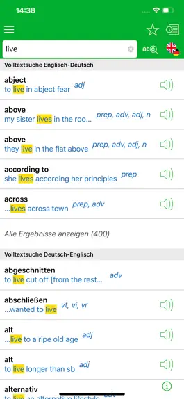 Game screenshot Wörterbuch Englisch PONS apk