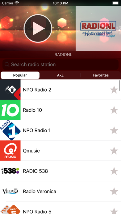 NL Radio Screenshot