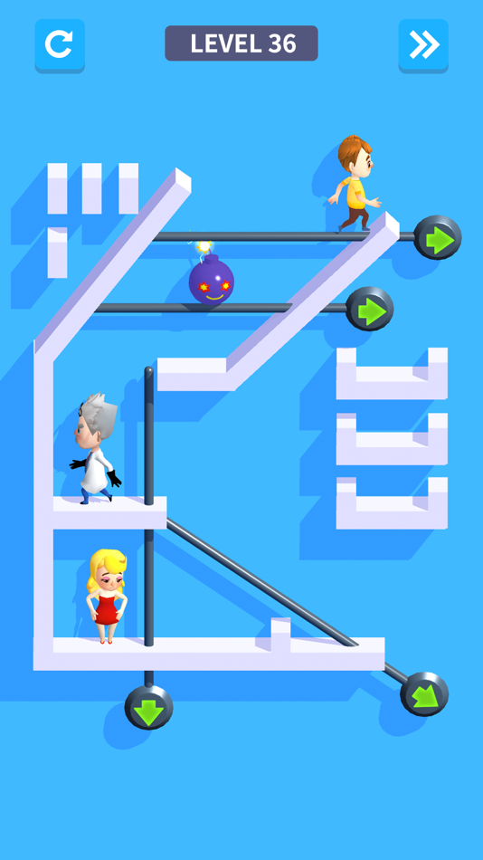 #4. Pin Pull (iOS) Podle: Gamejam Co.