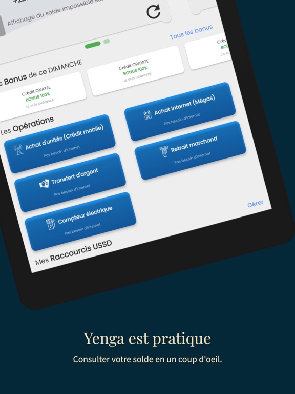 Yenga iPad screenshot 5 - Finance app