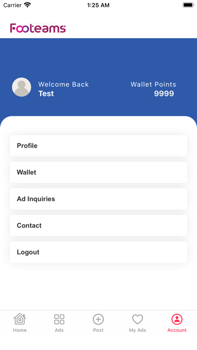 Footeams Screenshot
