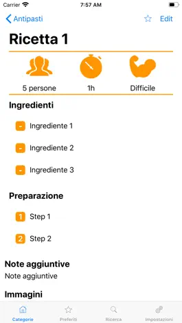 Game screenshot myRicettario hack