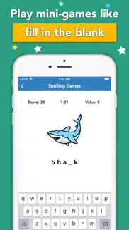 spelling: spelling games iphone screenshot 2