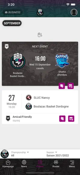 Game screenshot Boulazac Basket Dordogne apk