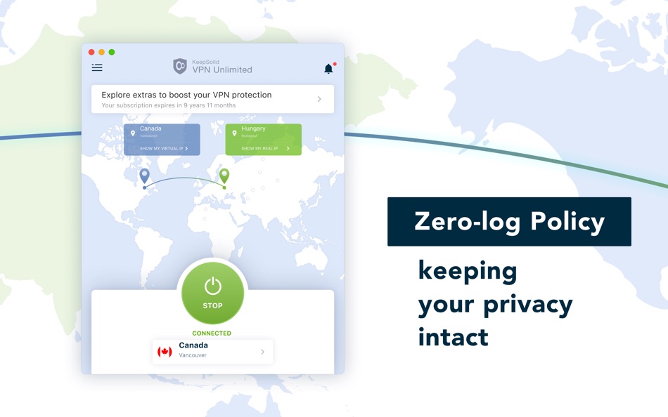#2. VPN Unlimited for Mac (macOS) Door: KeepSolid Inc.