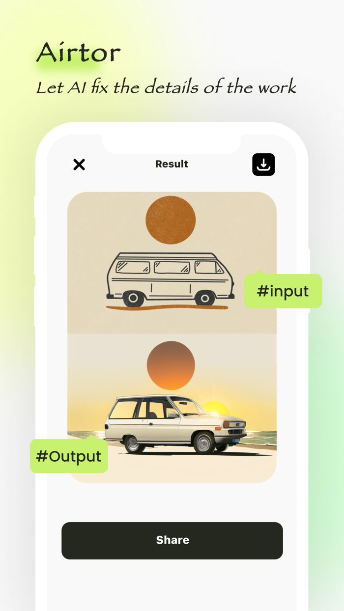 Airtor AI Art Avatar Editor