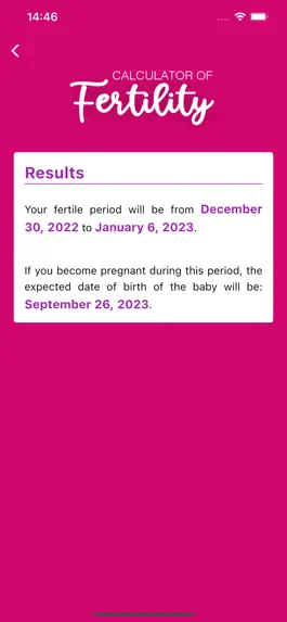 Game screenshot Fertility Calculator hack