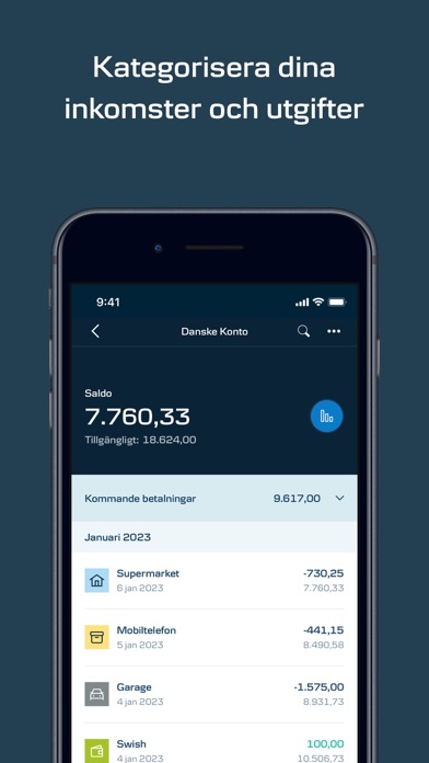 Mobilbank SE – Danske Bank Screenshot