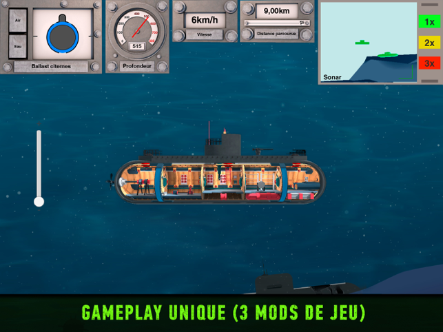 ‎Nuclear Submarine inc Arcade Capture d'écran