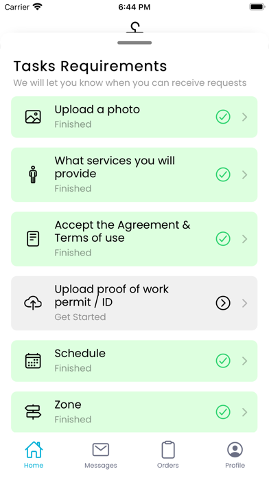 Gazili Laundry Services Agent Screenshot