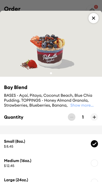 Palmetto Superfoods Screenshot
