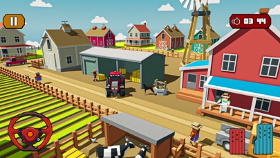 Pixel Tractor Farming Sim Screenshot