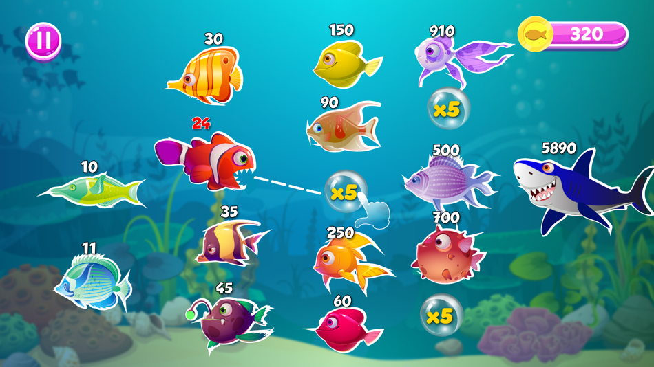 #4. Fish Eater Io Feed And Grow (iOS) 来自: Muhammad Haroon Mehmood