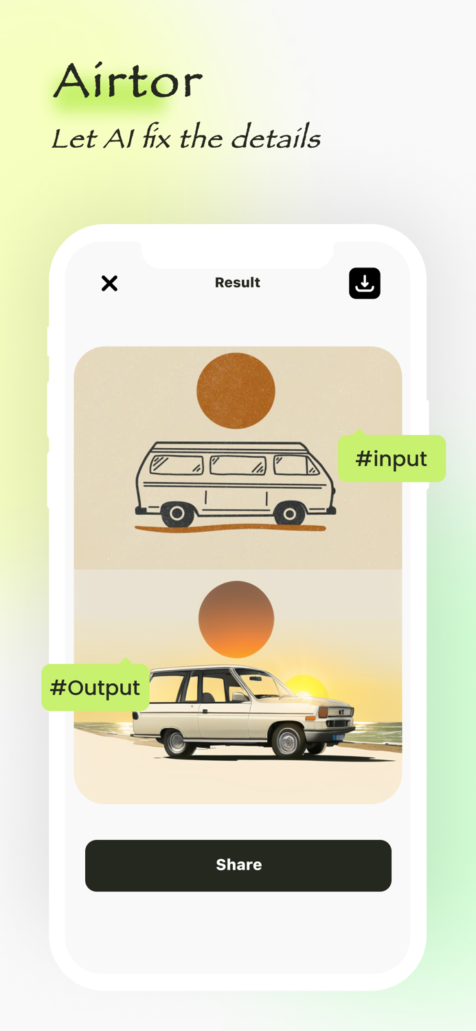 Airtor AI Art Avatar Editor